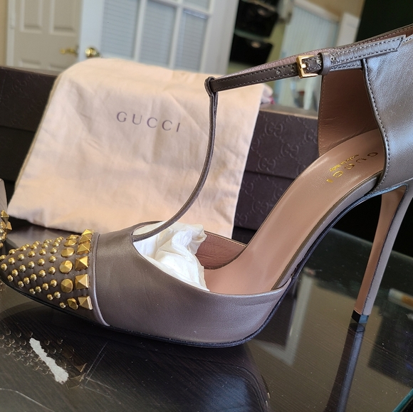 Gucci st.leo malaga kid heel - Picture 3 of 12